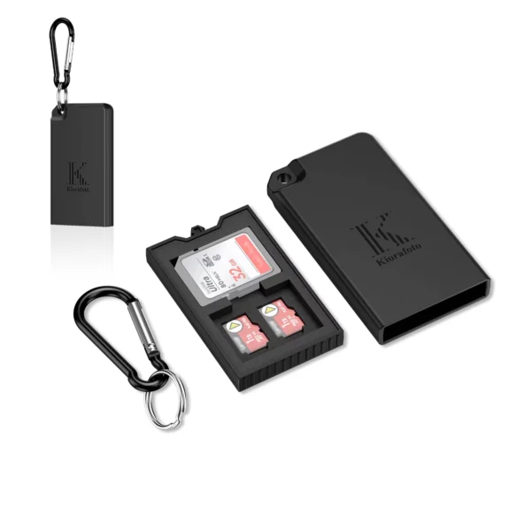 Pop-up Memory Card Case for 2 SD & 4 MicroSD Cards