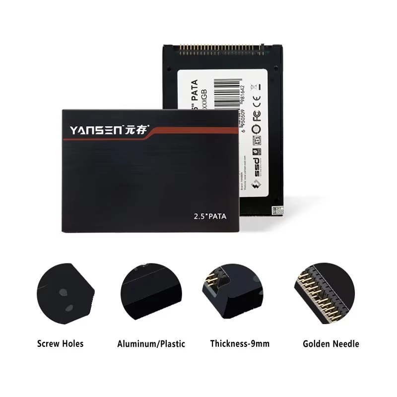 2.5inch IDE PATA SSD 8GB-256GB MLC Flash Internal Drive