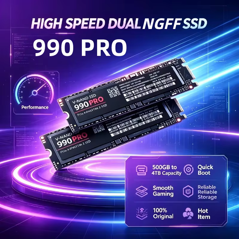 1TB M.2 NGFF PCIe 4.0 NVMe SSD TLC Storage