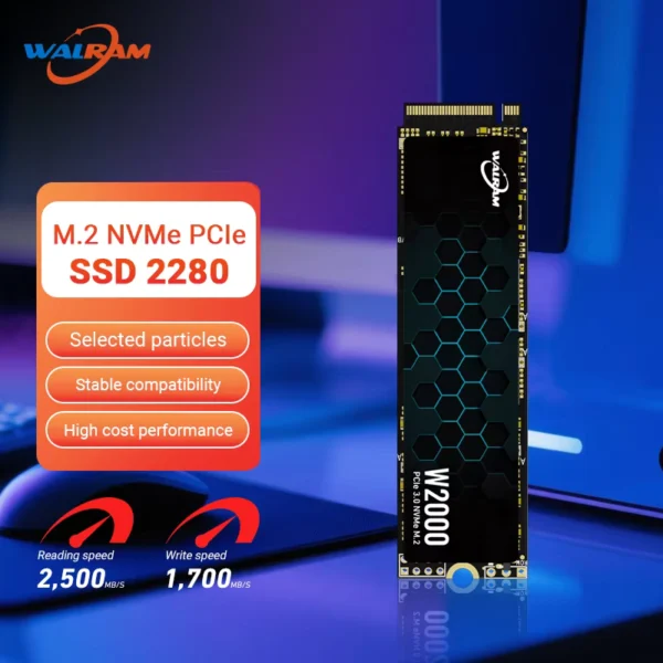 Walram M.2 NVMe SSD 128GB-2TB PCIe 3.0x4 Storage Drive