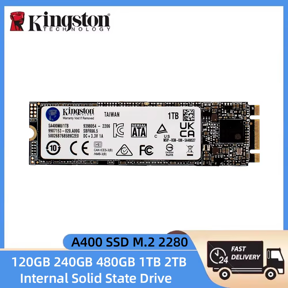 Kingston A400 M.2 2280 SATA III SSD 120GB-2TB