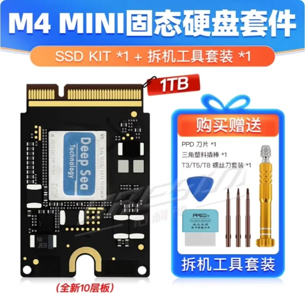 Mac Mini M4 Internal SSD 2TB 1TB 512GB 10-Layer PCB