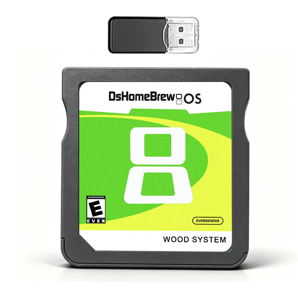DS FlashCard Wood System Card for Nintendo DS & 3DS