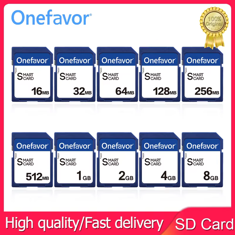 onefavor SD Card Memory Cards Multiple Capacities