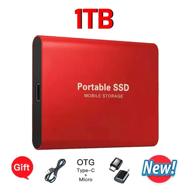 High Speed Portable External SSD 1TB to 32TB Storage