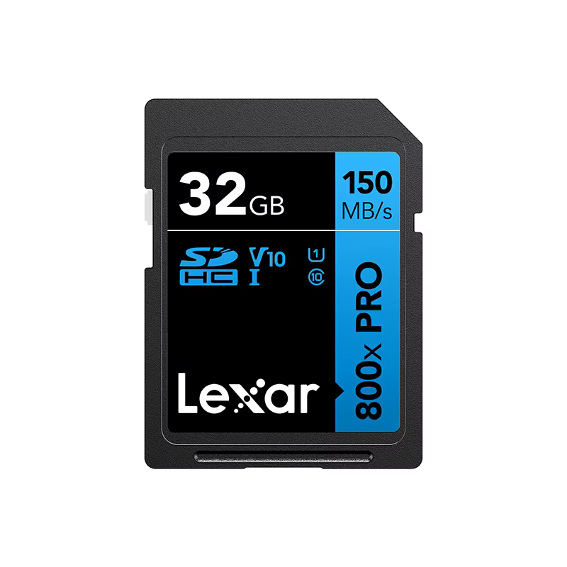 Lexar 64GB-256GB SDXC 800x Pro 150MB/s V30 Card