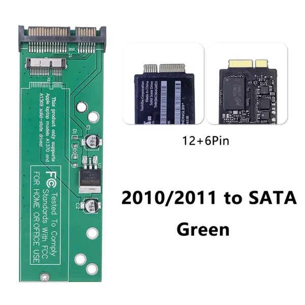 SSD to SATA Adapter for Apple 2010-2012 MacBook Models