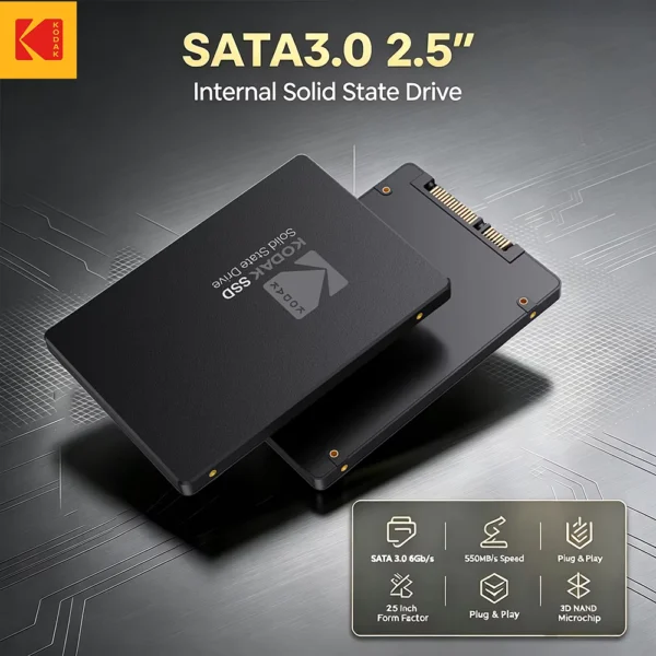 Kodak X120Pro 2.5" SATA3 SSD Up to 1TB Storage