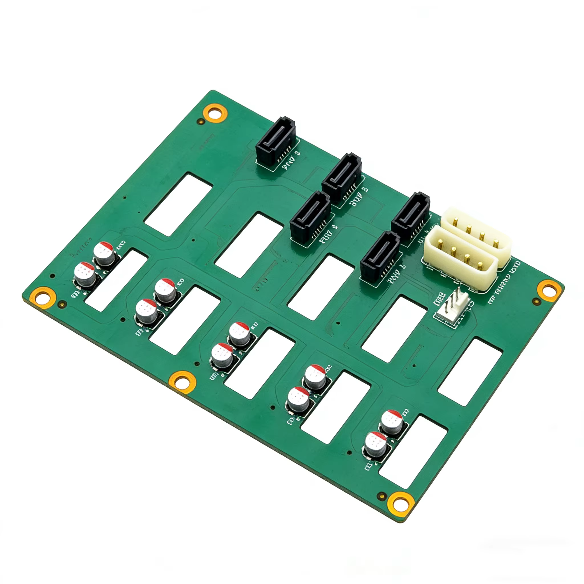 5 Bay SATA 6Gbps HDD SSD Backplane Board Expansion