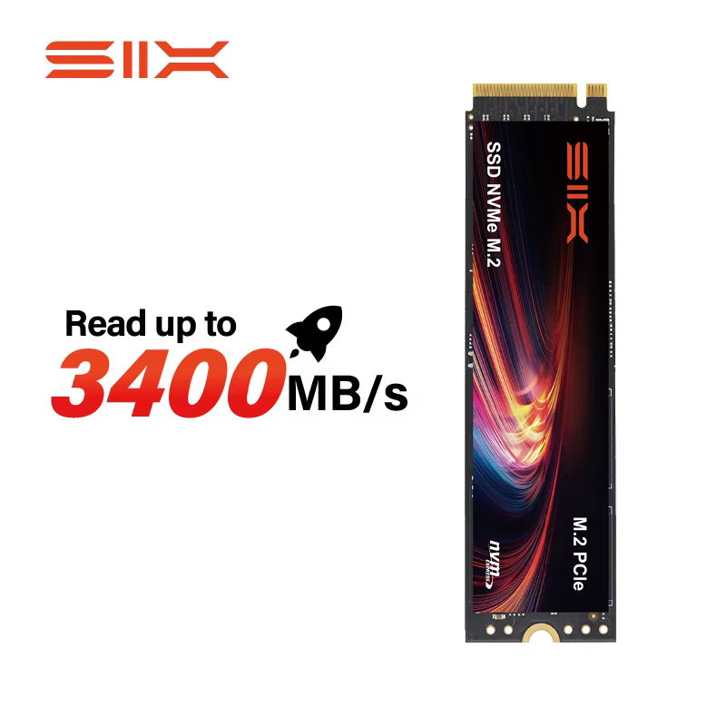 SIX X4000 1TB M.2 PCIe 3.0 NVMe SSD with Cooling Fin