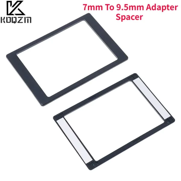 7mm to 9.5mm Black Plastic SSD Adapter Spacer for 2.5'' Drives