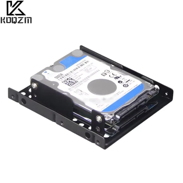 Dual 2.5 to 3.5 Inch SSD Hard Drive Mounting Bracket