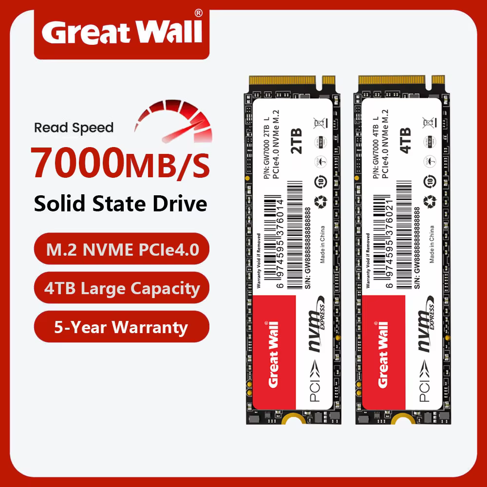Great Wall M.2 2280 PCIe 4.0 NVMe SSD Game Drive