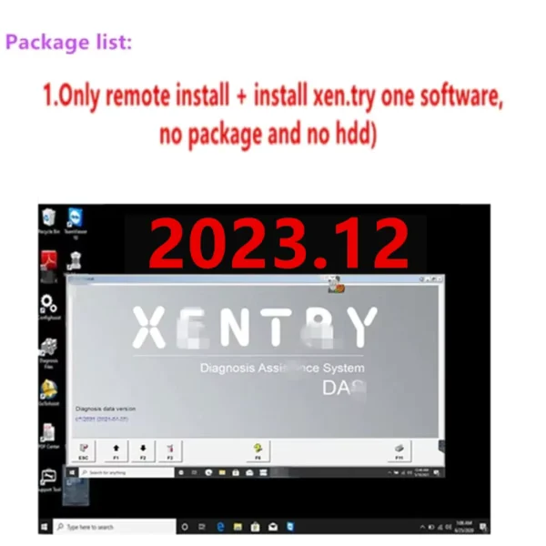 2023 Xentry Full Software 512GB SSD OpenPort 2.0 Tool