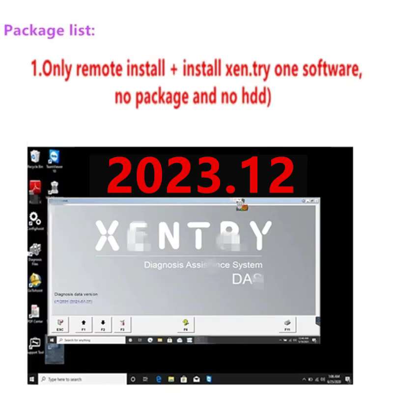 2023 Xentry Full Software 512GB SSD OpenPort 2.0 Tool