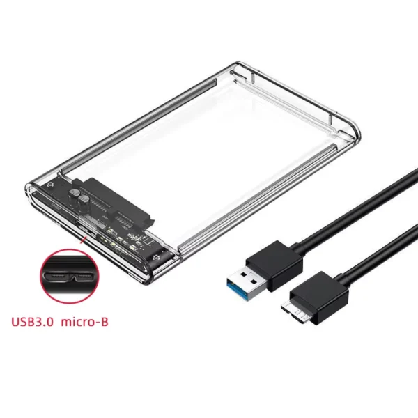 USB 3.0 Type C External Hard Drive Enclosure for 2.5" SATA SSD