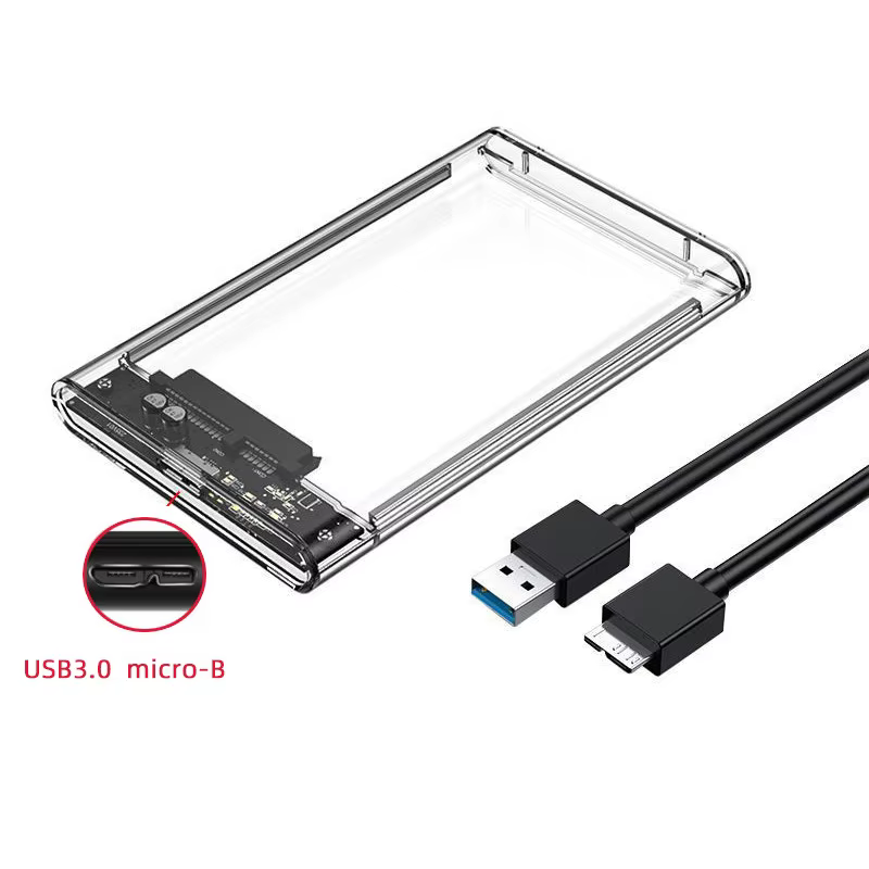 USB 3.0 Type C External Hard Drive Enclosure for 2.5" SATA SSD