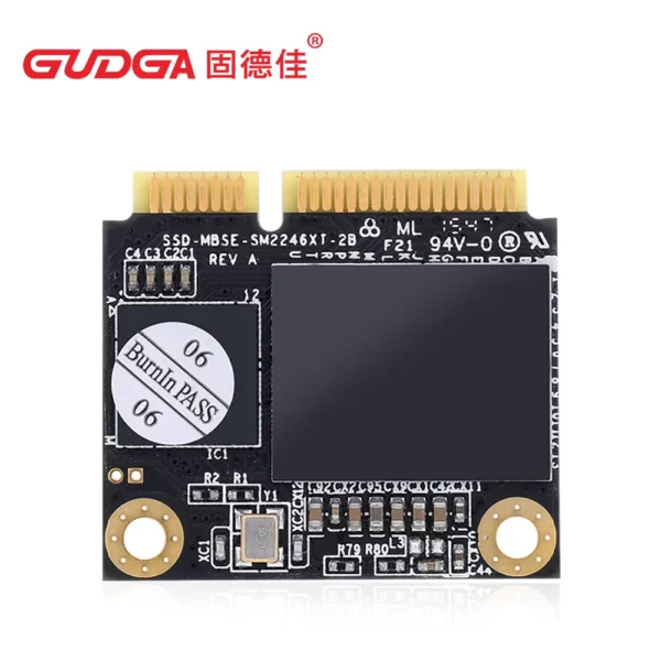 GUDGA Half mSATA 512GB SATA3 Internal SSD for Laptops
