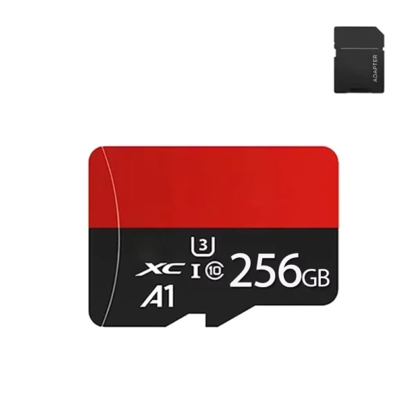 High-Speed 2TB V30 A1 4K SD Card with Adapter