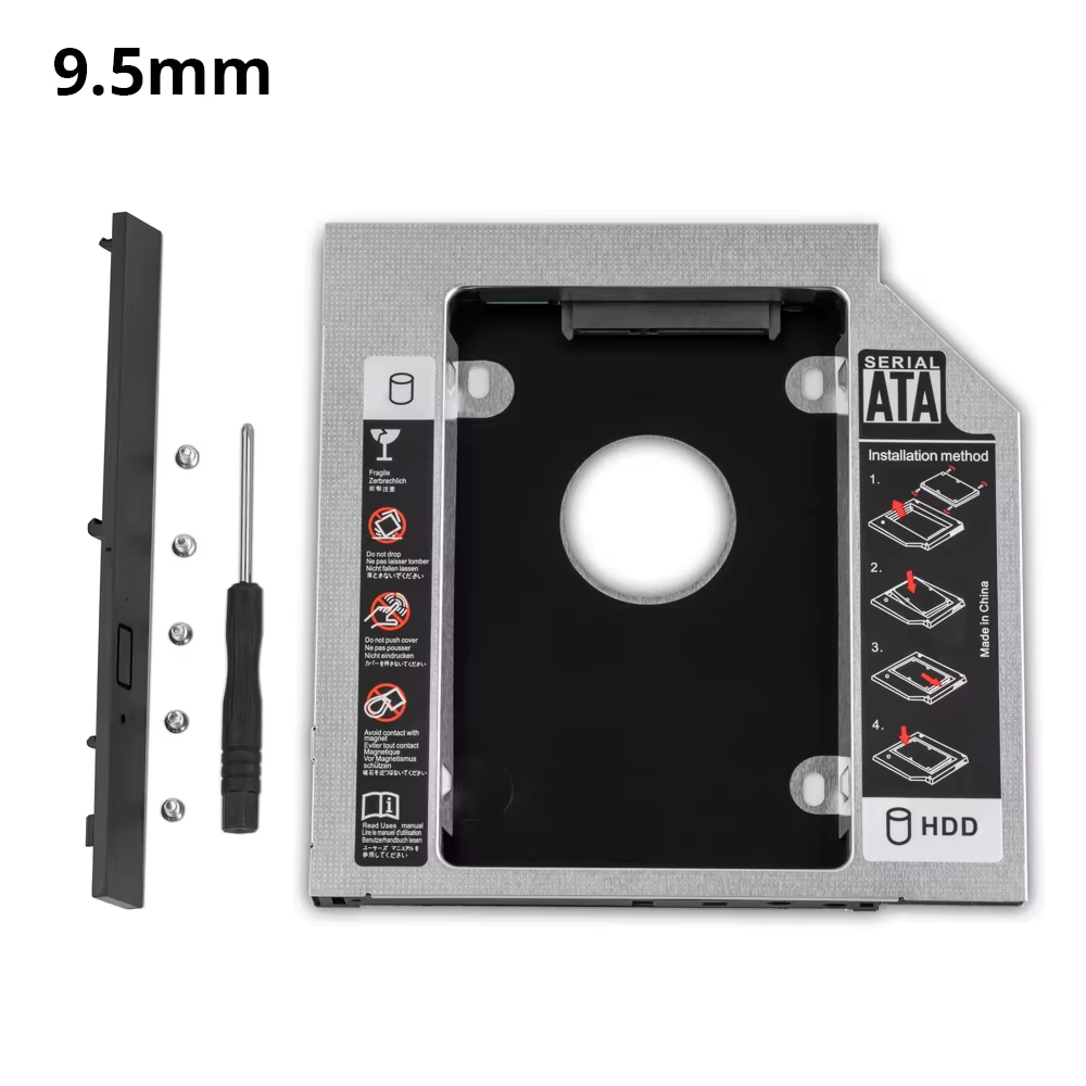 UnionSine SATA 3.0 HDD Caddy for 2.5" SSD 9.0-12.7mm