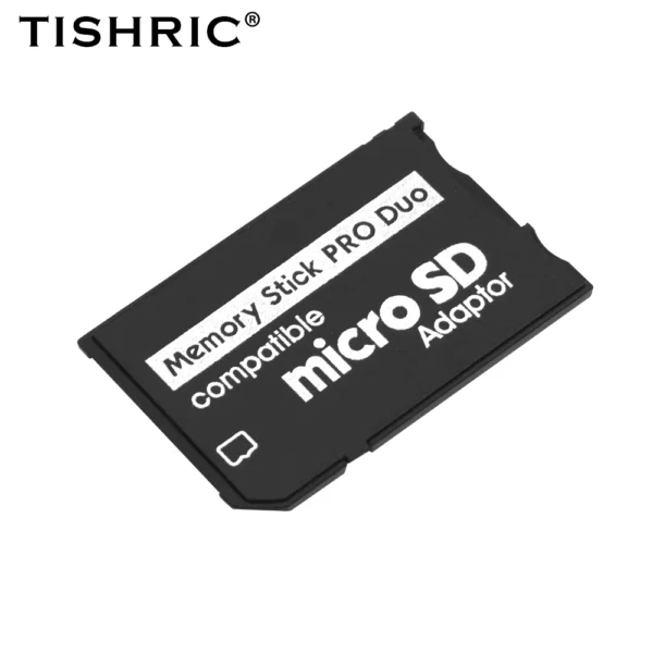 TISHRIC MicroSD to Memory Stick Pro Duo Card Reader Adapter