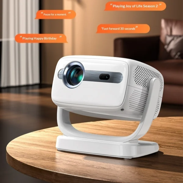 Ultra-clear Portable Projector with 1080P and 3000 Lumens