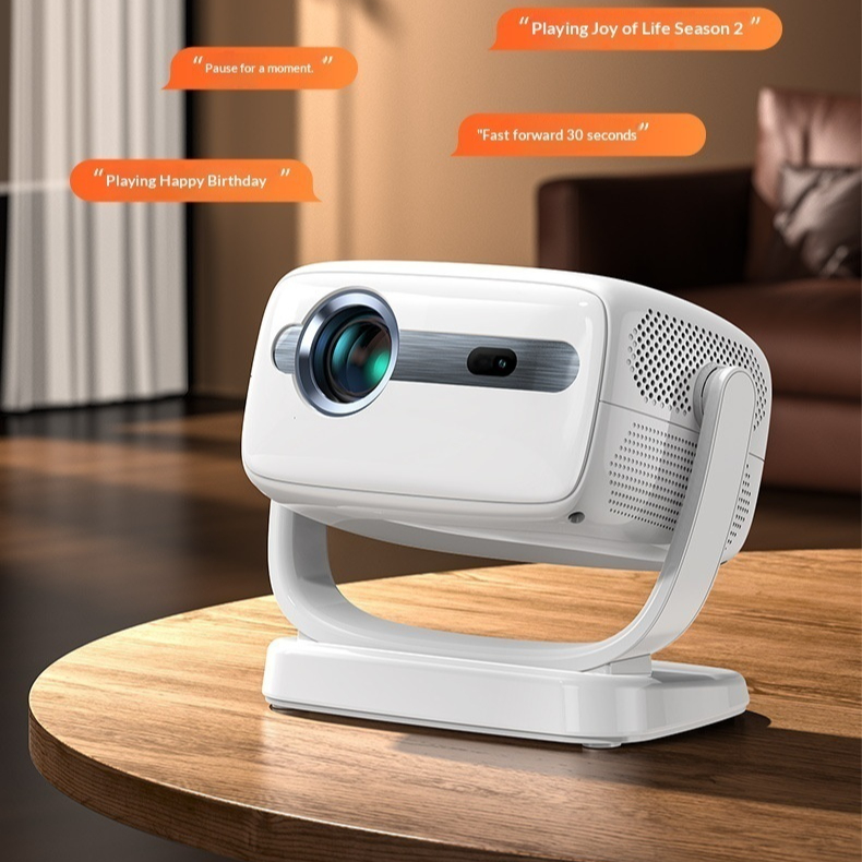 Ultra-clear Portable Projector with 1080P and 3000 Lumens