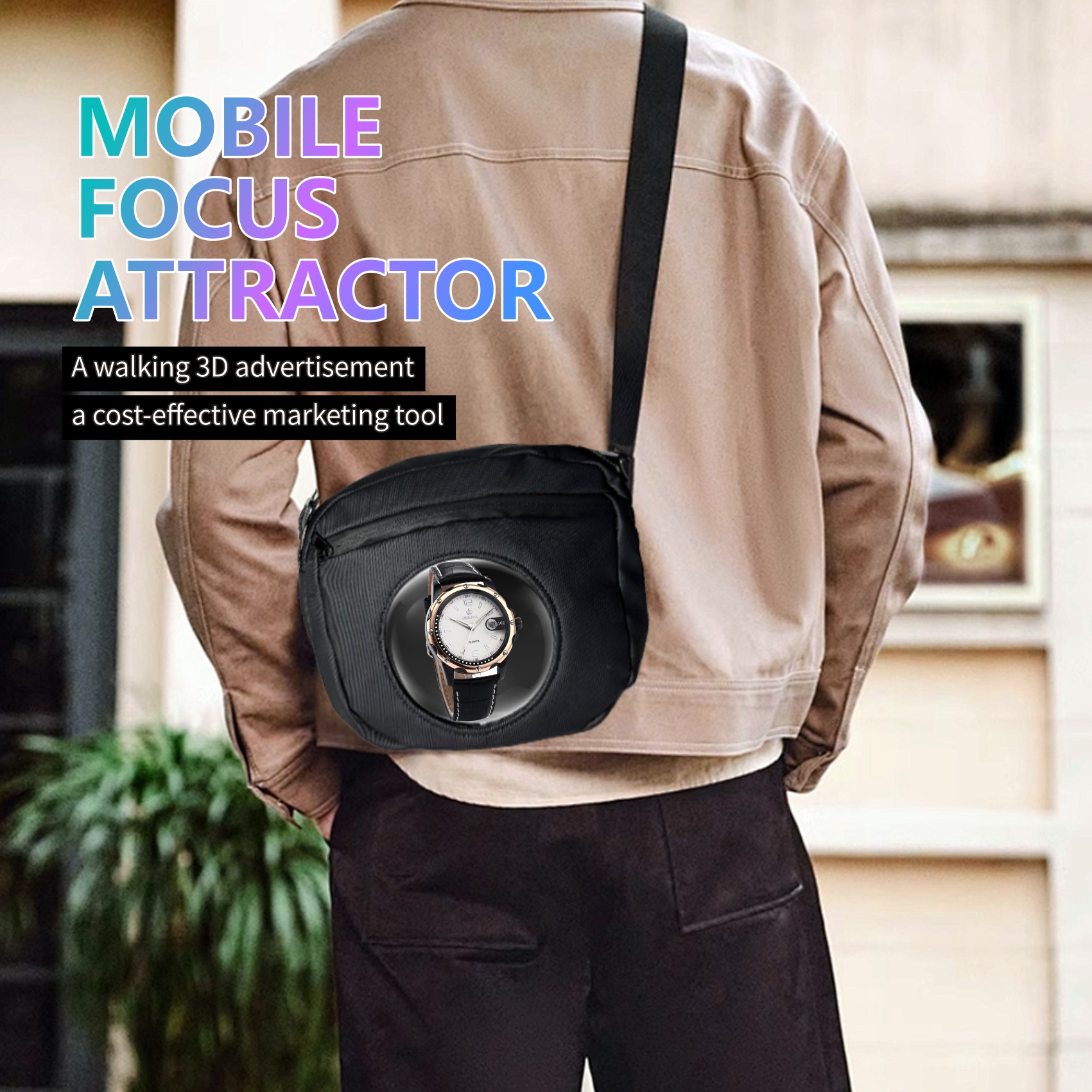 Wiilala 3D Holographic Backpack with Mobile App Control