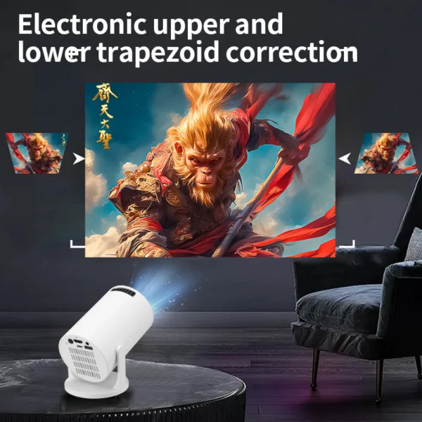 Wireless Portable Home Projector with Power Bank