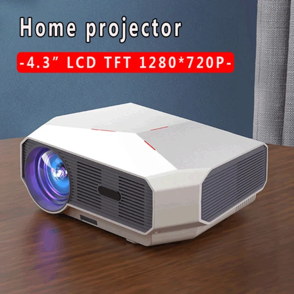 1080P HD Portable WiFi Mini Projector with Voice Control