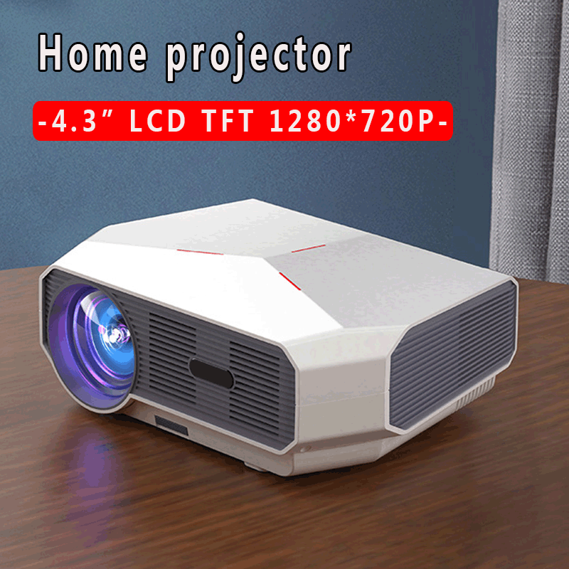 1080P HD Portable WiFi Mini Projector with Voice Control
