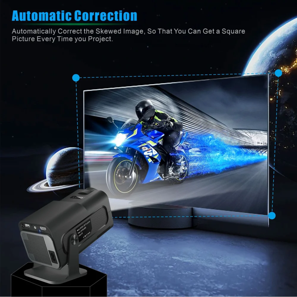HY320 Portable Mini Projector with 720P Android System