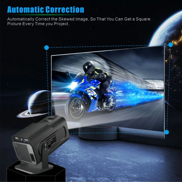 HY320 Portable Mini Projector with 720P Android System