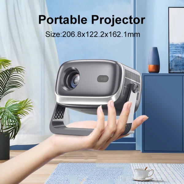 1080P Auto-Focus Portable Projector for Home and Office
