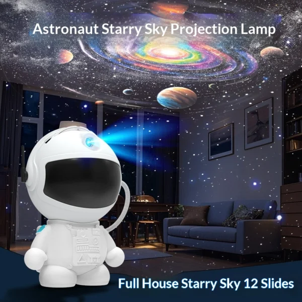 New Astronaut Galaxy Projection Lamp with Push-button Switch