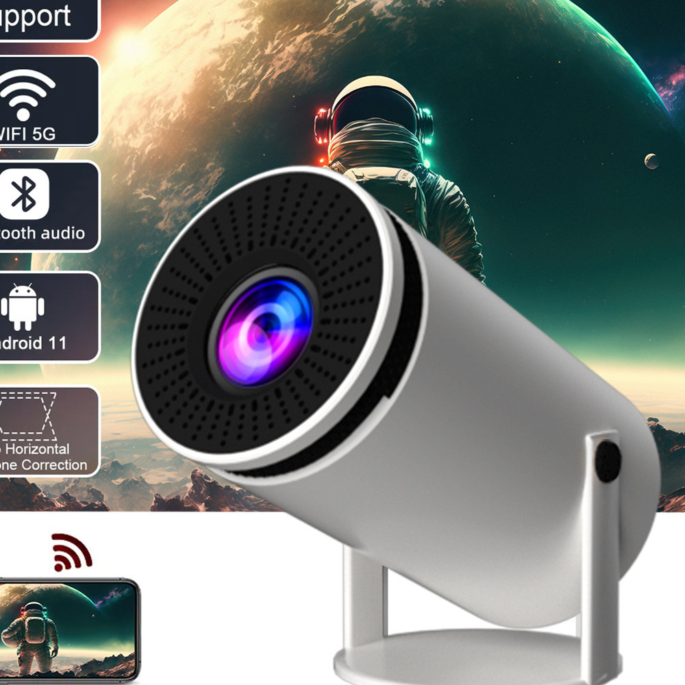 Barrel Machine Hy300 Smart AnzhuoHD Home Projector 720p