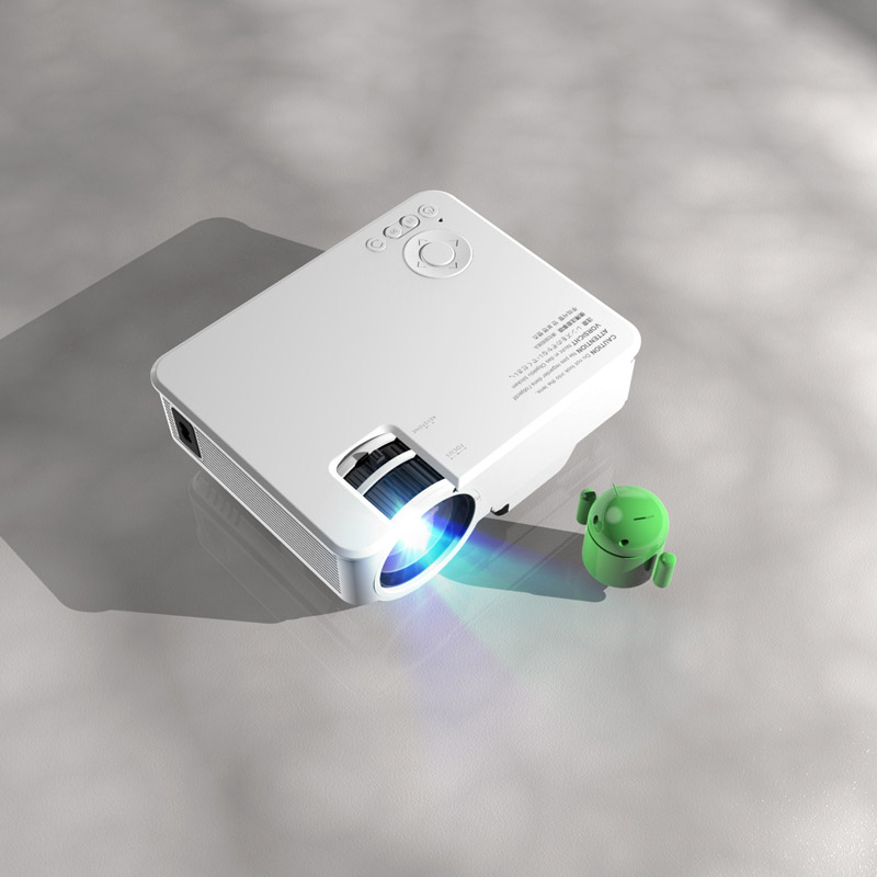Wireless Portable Projector with Smart Connectivity Options