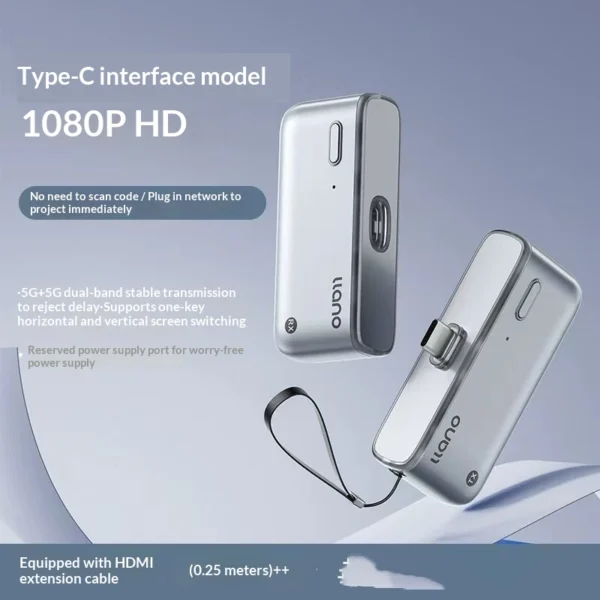 Green Giant Type-C Wireless HDMI Mirroring Box for PC