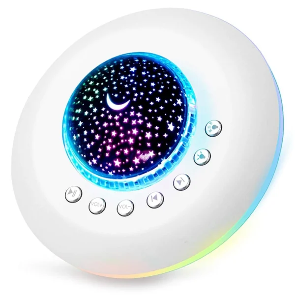 White Sleep Aid Baby Night Light with Soothing Sounds