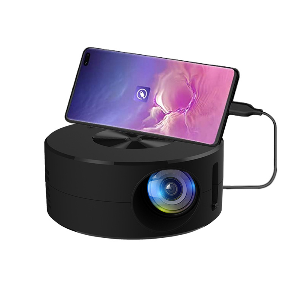 YT200 Mini Portable Home Projector with USB Screen Mirroring