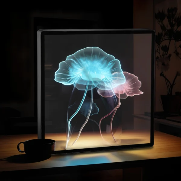 Naked Eye 3D Holographic Fan Screen Projector 45CM
