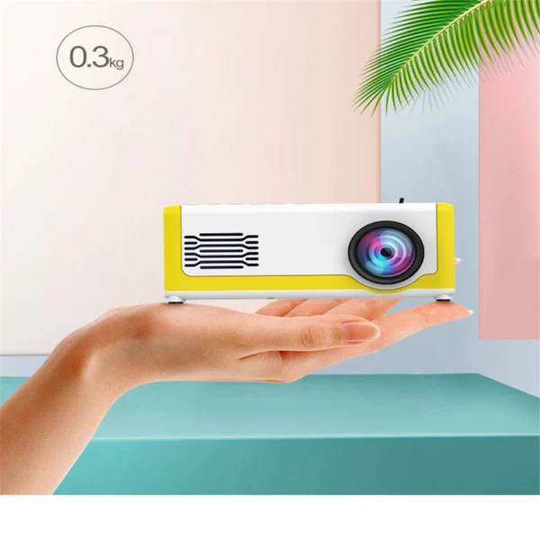 Portable Mini LED Projector YG300 Support 1080P