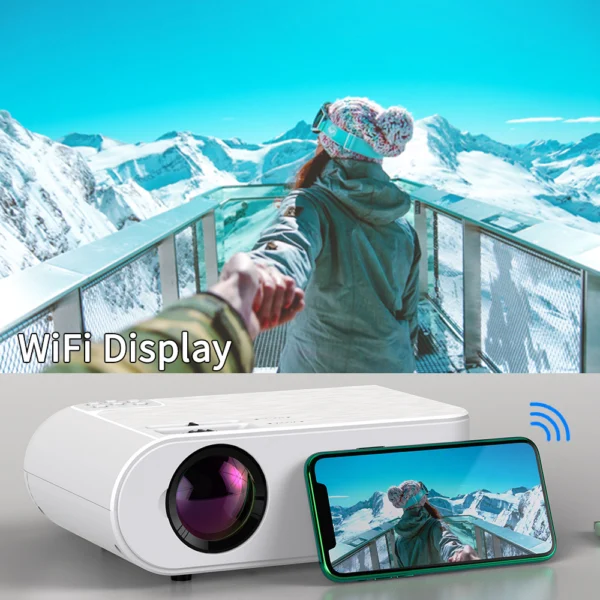 720p Portable Smart Projector P62 for Home & Office