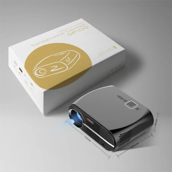 GP100 Mini Projector for Home and Office Use