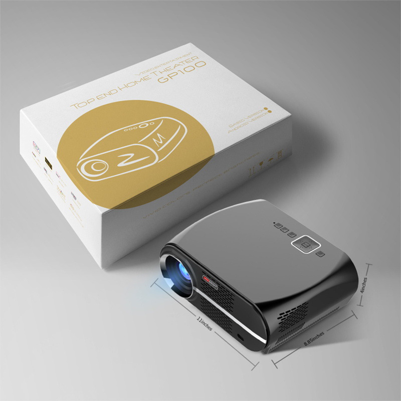 GP100 Mini Projector for Home and Office Use