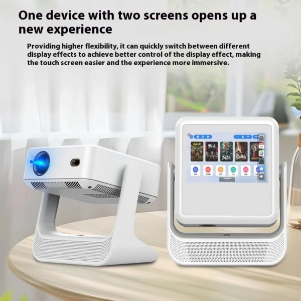 Ultra HD Smart Touch Dual Screen PTZ Home Theater Projector