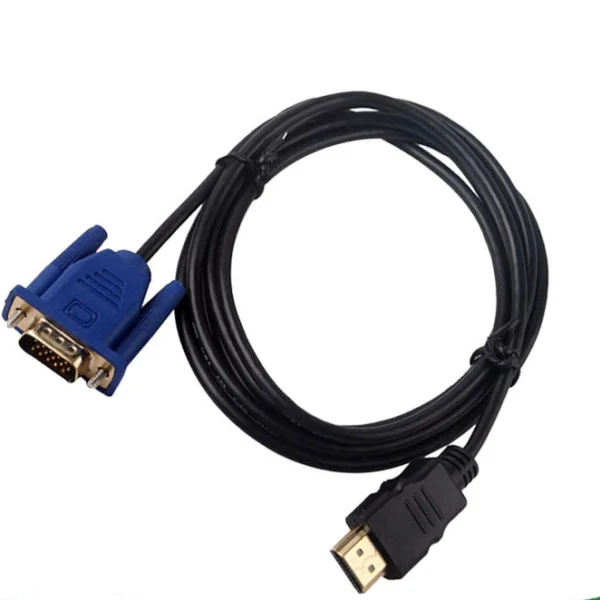 1.8m HDMI to VGA Adapter Cable for Computer Projector
