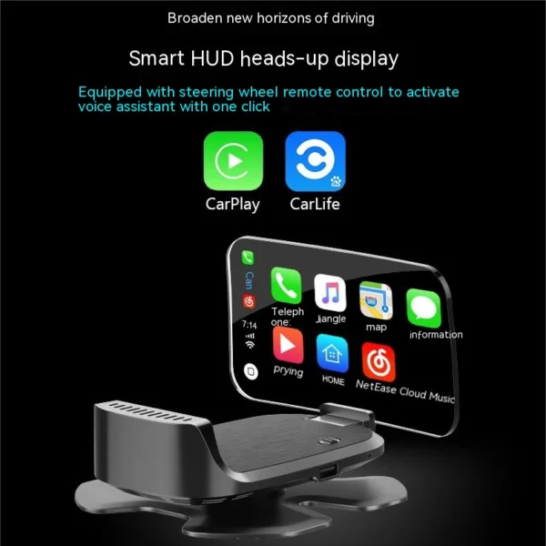 New HUD Head-up Display CarplayY HD Speed Projector