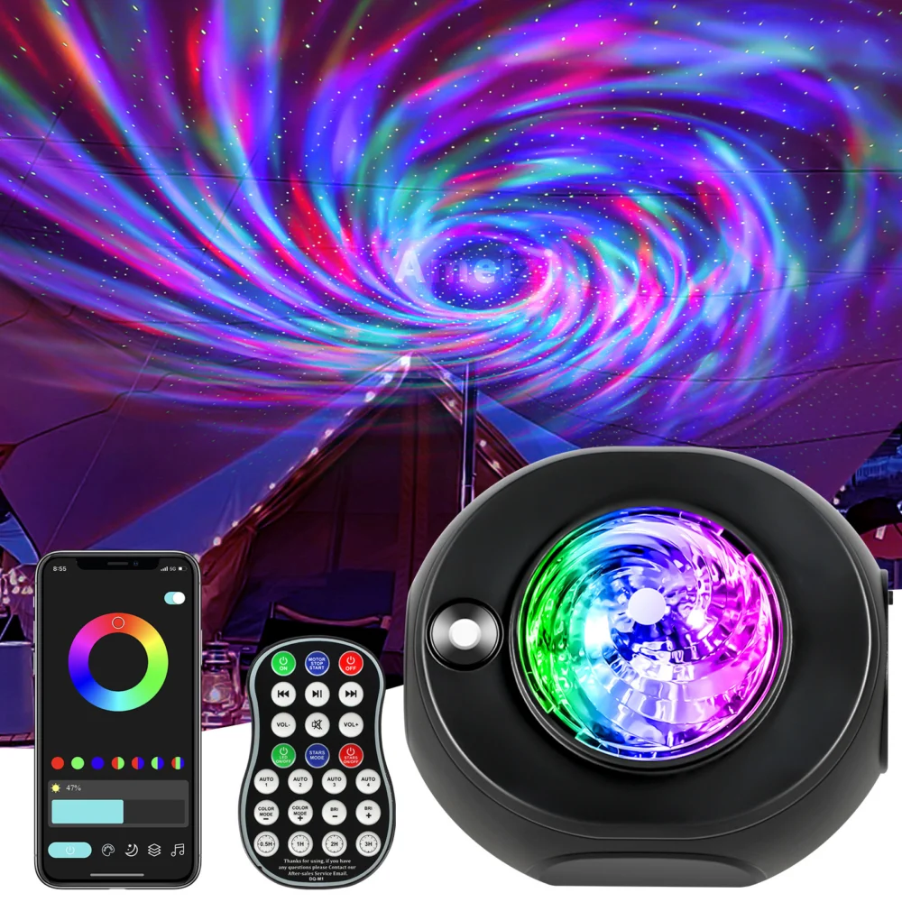 APP Starry Sky Projector Music Night Lamp USB Powered
