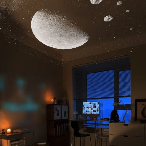 Wireless LED Wall Lamp with Warm Sunset Glow